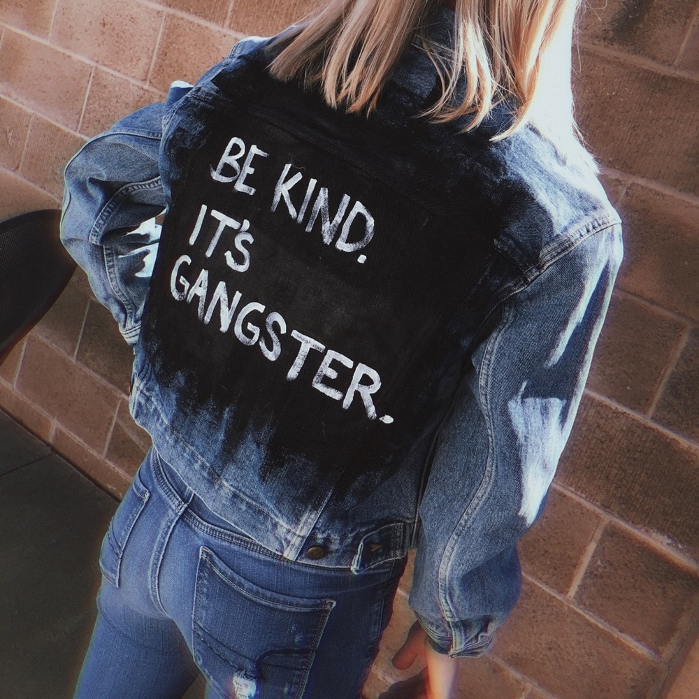 Hand Painted Denim Jacket